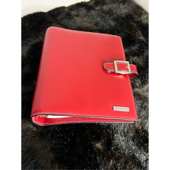 Franklin Covey Office Franklin Covey Planner 7 Ring Zip Around Red